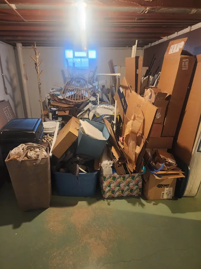 Roll-off dumpster container at job site for Yard Waste Dumpster Rental in Seattle